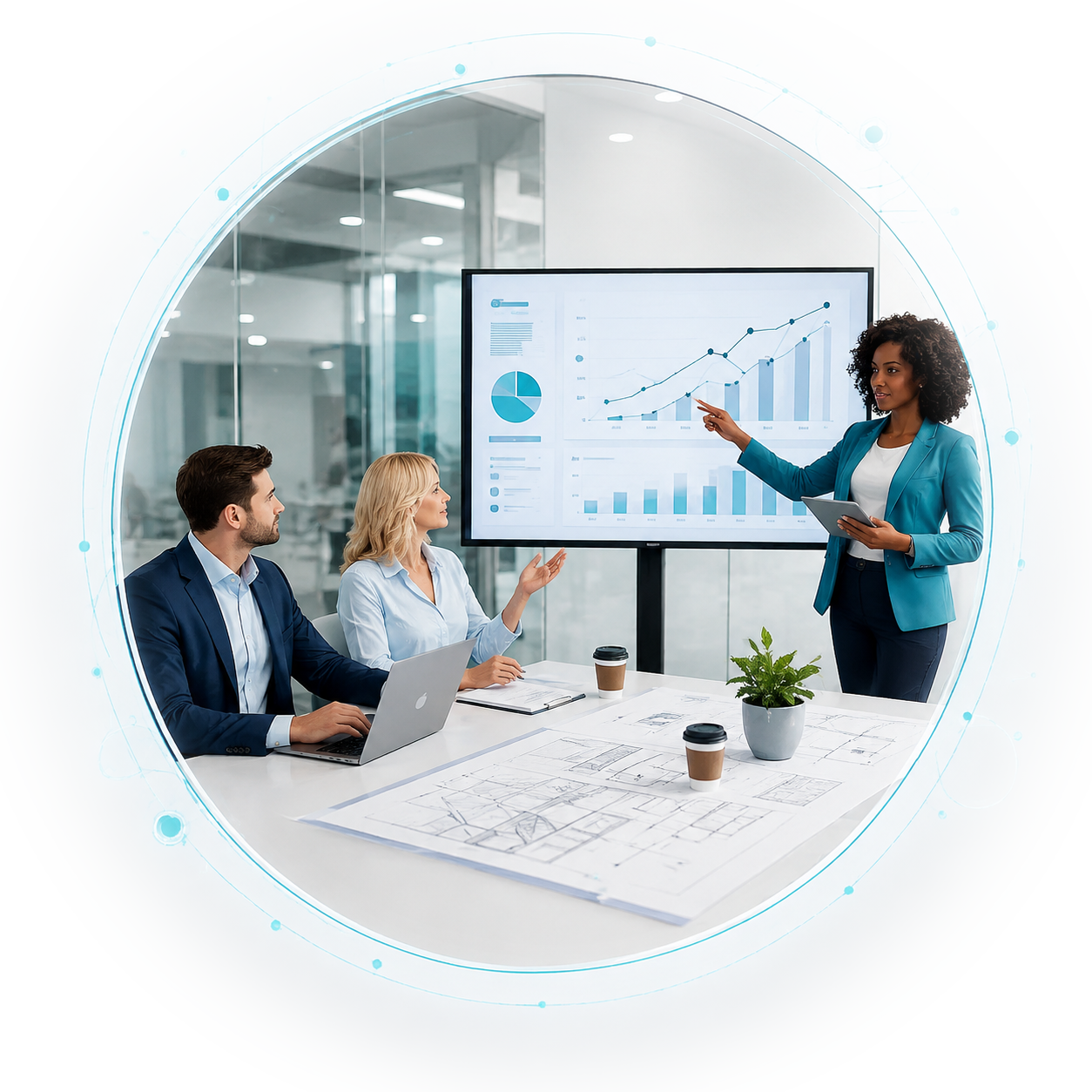 SelkaLogik consulting team combining data, workplace design and business solutions